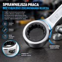 Klucze płasko oczkowe grzechotkowe zestaw warsztatowy BITUXX
