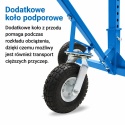 Koło manewrowe do przyczep podporowe z regulacją wysokości do 453kg