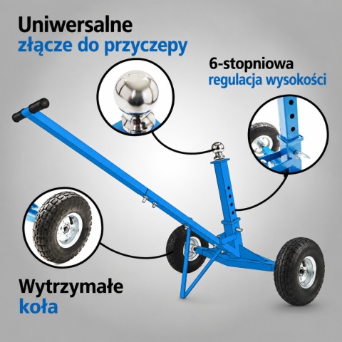 Manewrownik Do Przyczepy Z Kołem Podporowym 270kg Regulacja BITUXX