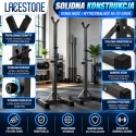 Mobilny stojak z uchwytami na sztange bezpieczeństwo i stabilność