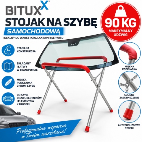 Stojak serwisowy / koziołek podtrzymujący z miękką podkładką – BITUXX