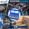 Zestaw narzędzi Kluczy Nasadki TORX 7 elementów BITUXX T25-T60 3/8"