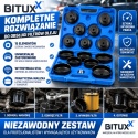 Zestaw narzędzi Kluczy Nasadowe Nasadki do filtrów oleju 15szt BITUXX