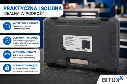 Zestaw szczypiec do opasek zaciskowych BITUXX 11 el. - narzędzia do przewodów