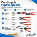 Zestaw szczypiec do opasek zaciskowych BITUXX 11 el. - narzędzia do przewodów