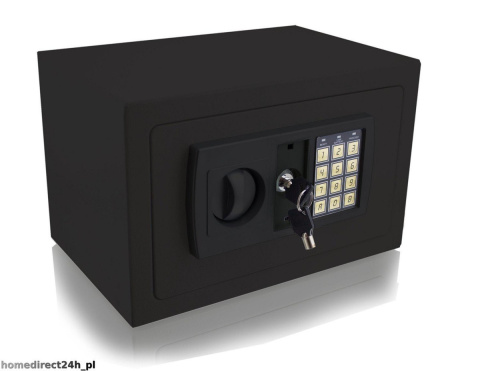 Czarny Sejf meblowy czarny do domu sezam na PIN elektroniczny kod kasa Bituxx Czarny Sejf meblowy czarny do domu sezam na PIN elektroniczny kod kasa Bituxx