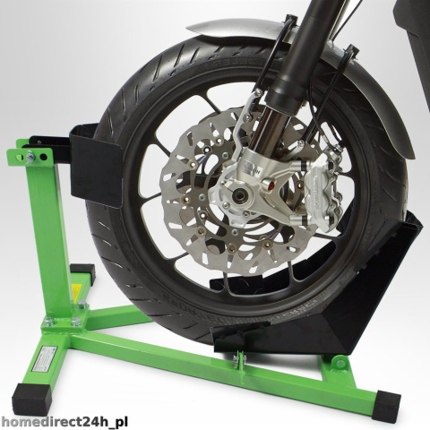 koło motocykla w uchwycie koło motocykla w uchwycie