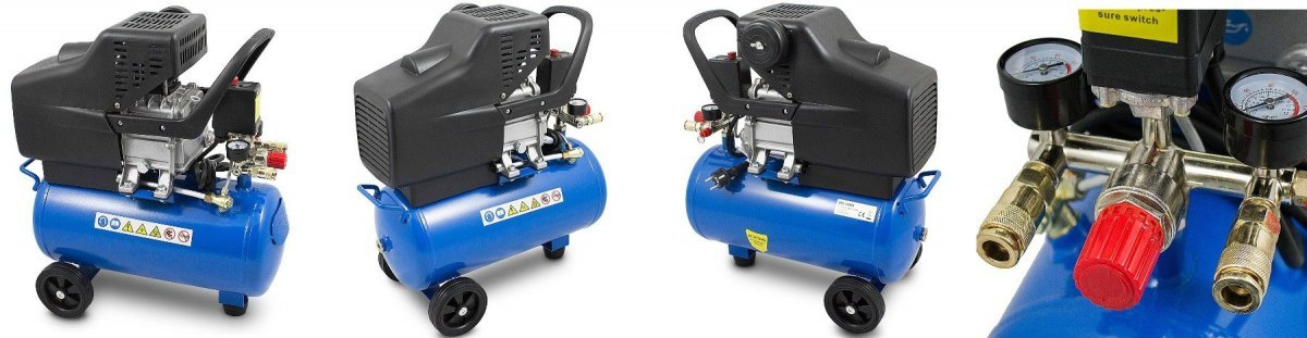 Mobilna Sprężarka 24L 1500W 8 Bar Mobilna Sprężarka 24L 1500W 8 Bar