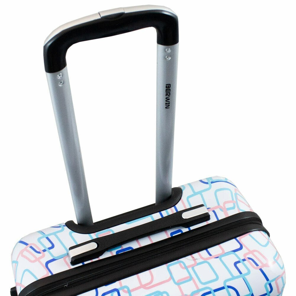 KOMPLET ZESTAW WALIZEK 3 SZT BERWIN COLORFUL SQUARE WALIZKI XL+L+M KOMPLET ZESTAW WALIZEK 3 SZT BERWIN COLORFUL SQUARE WALIZKI XL+L+M