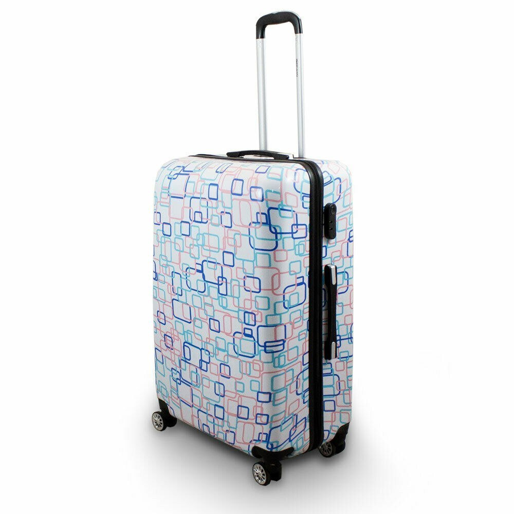 KOMPLET ZESTAW WALIZEK 3 SZT BERWIN COLORFUL SQUARE WALIZKI XL+L+M KOMPLET ZESTAW WALIZEK 3 SZT BERWIN COLORFUL SQUARE WALIZKI XL+L+M