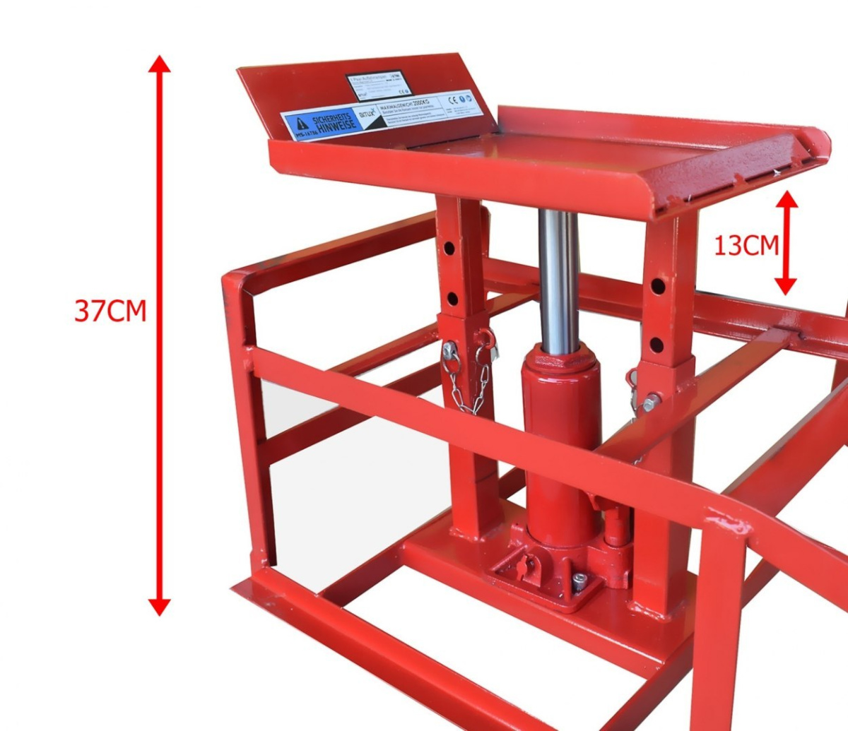 Rampy z podnośnikiem hydraulicznym 2szt Zestaw Ramp Warsztatowych BITUXX Rampy z podnośnikiem hydraulicznym 2szt Zestaw Ramp Warsztatowych BITUXX