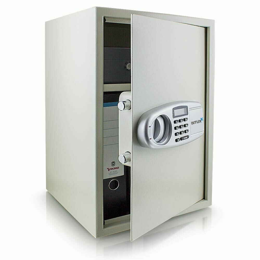 DUŻY JASNOSZARY SEJF SZAFA PANCERNA NA KLUCZ + ELEKTRONICZNY ZAMEK XL DUŻY JASNOSZARY SEJF SZAFA PANCERNA NA KLUCZ + ELEKTRONICZNY ZAMEK XL