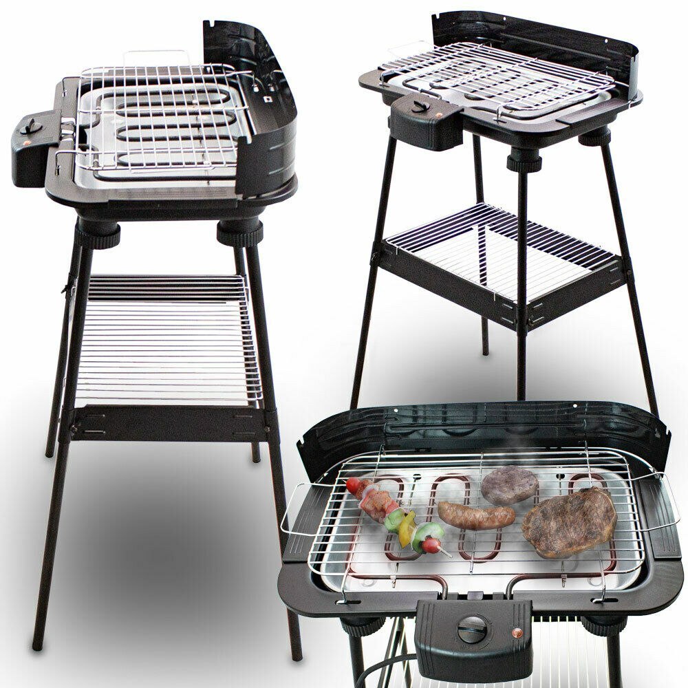 ELEKTRYCZNY GRILL BALKONOWY WOLNOSTOJĄCY BBQ BITUXX 2000 WAT ELEKTRYCZNY GRILL BALKONOWY WOLNOSTOJĄCY BBQ BITUXX 2000 WAT