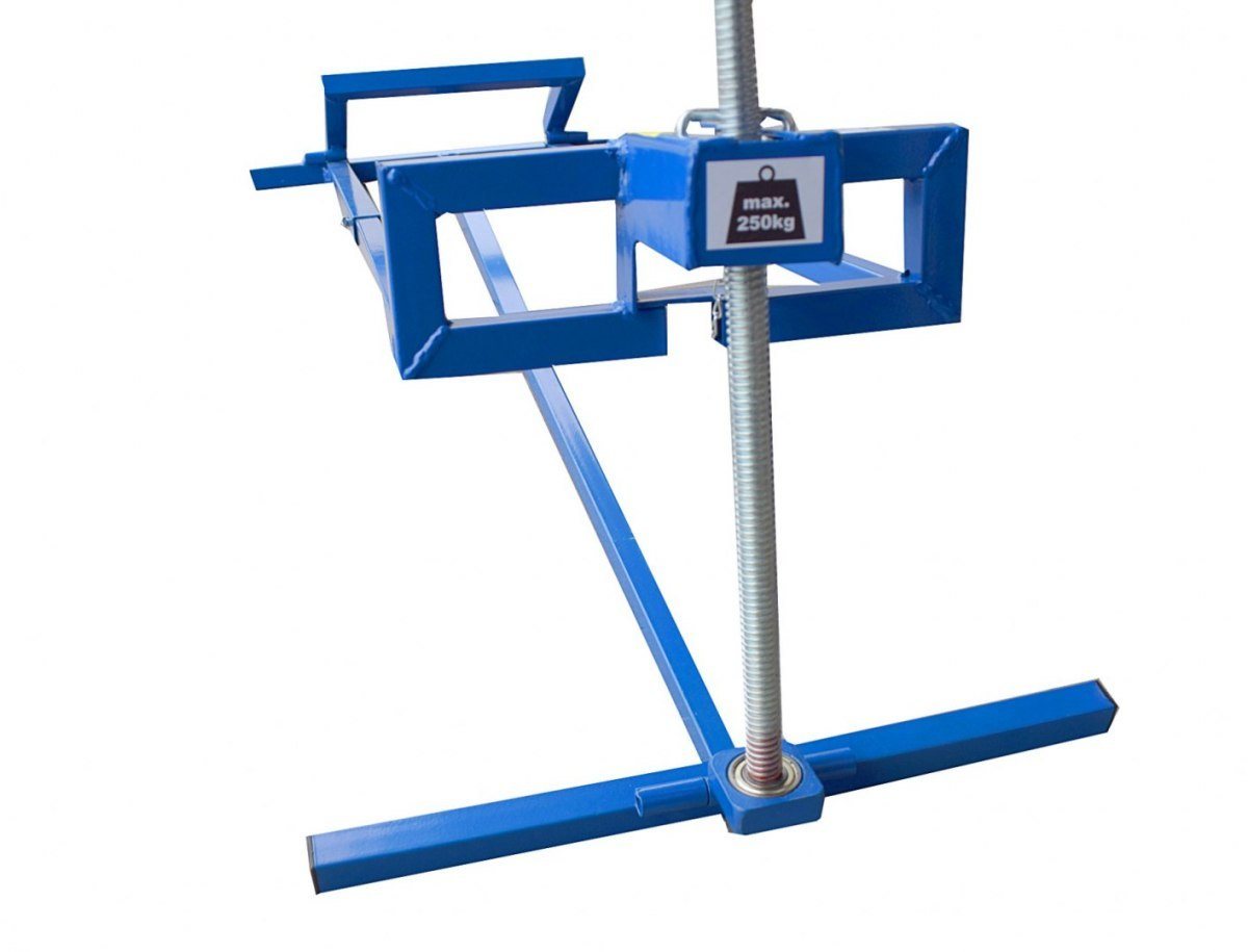 Podnośnik do traktorka quada kosiarki 250kg Stabilny mocny trapezowy stojak Podnośnik do traktorka quada kosiarki 250kg Stabilny mocny trapezowy stojak