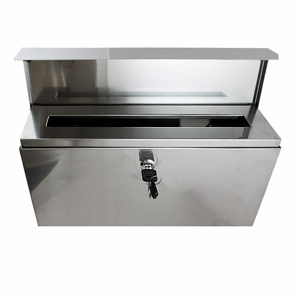 SKRZYNKA NA LISTY INOX STAL NIERDZEWNA GAZETNIK NA PRASĘ POCZTĘ SKRZYNKA NA LISTY INOX STAL NIERDZEWNA GAZETNIK NA PRASĘ POCZTĘ